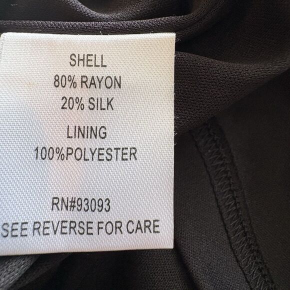 Tyler Boe Velvet Cold Shoulder Mock Neck Dress S  Black Elegant Party Cocktail S - Picture 4 of 10